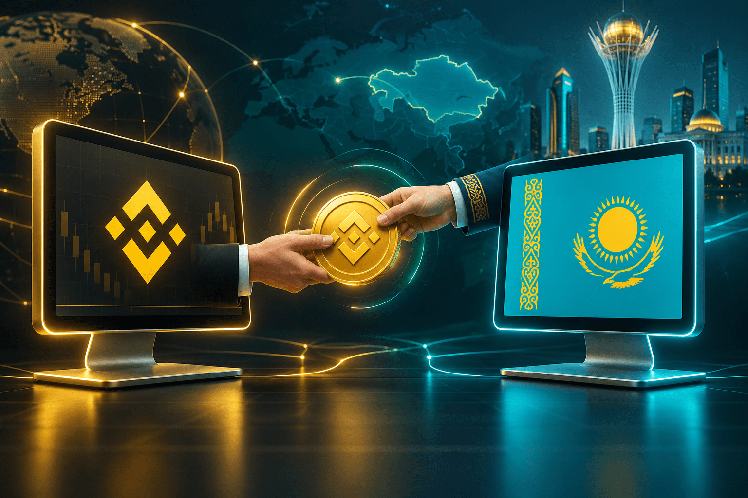 Казахстан и Binance подписали три соглашения о развитии крипторынка