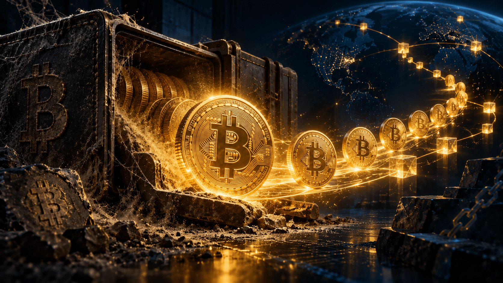 Биткоины эпохи Сатоси проснулись спустя 16 лет: перемещены 600 BTC