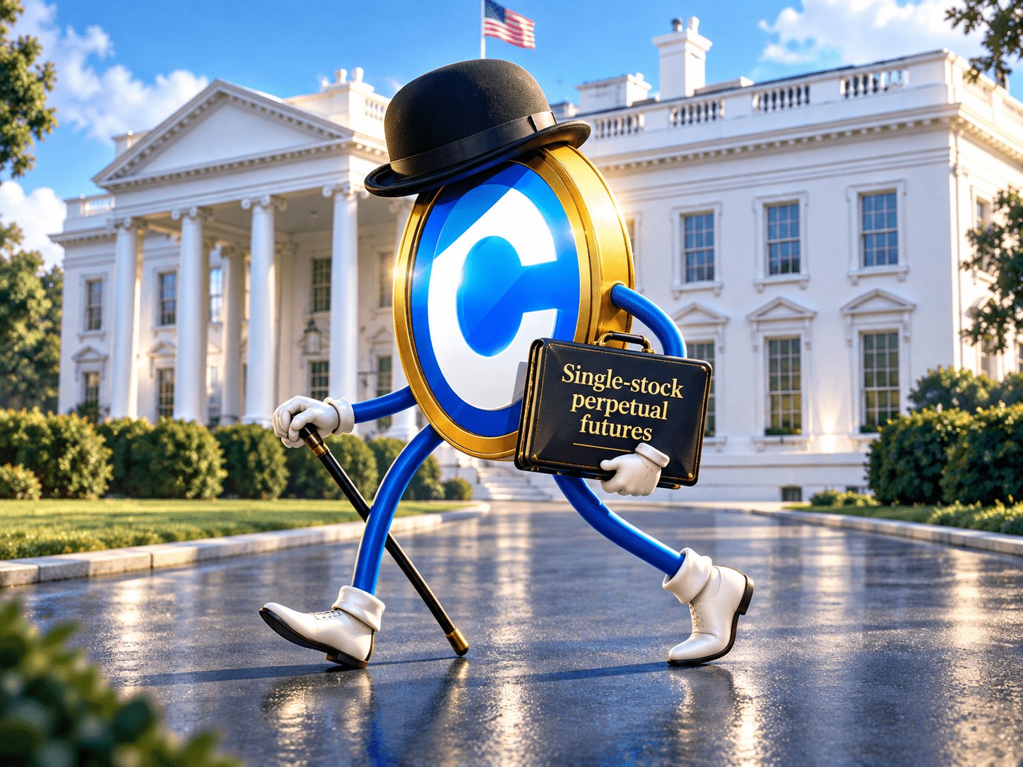 Coinbase хочет запустить бессрочные фьючерсы на акции в США