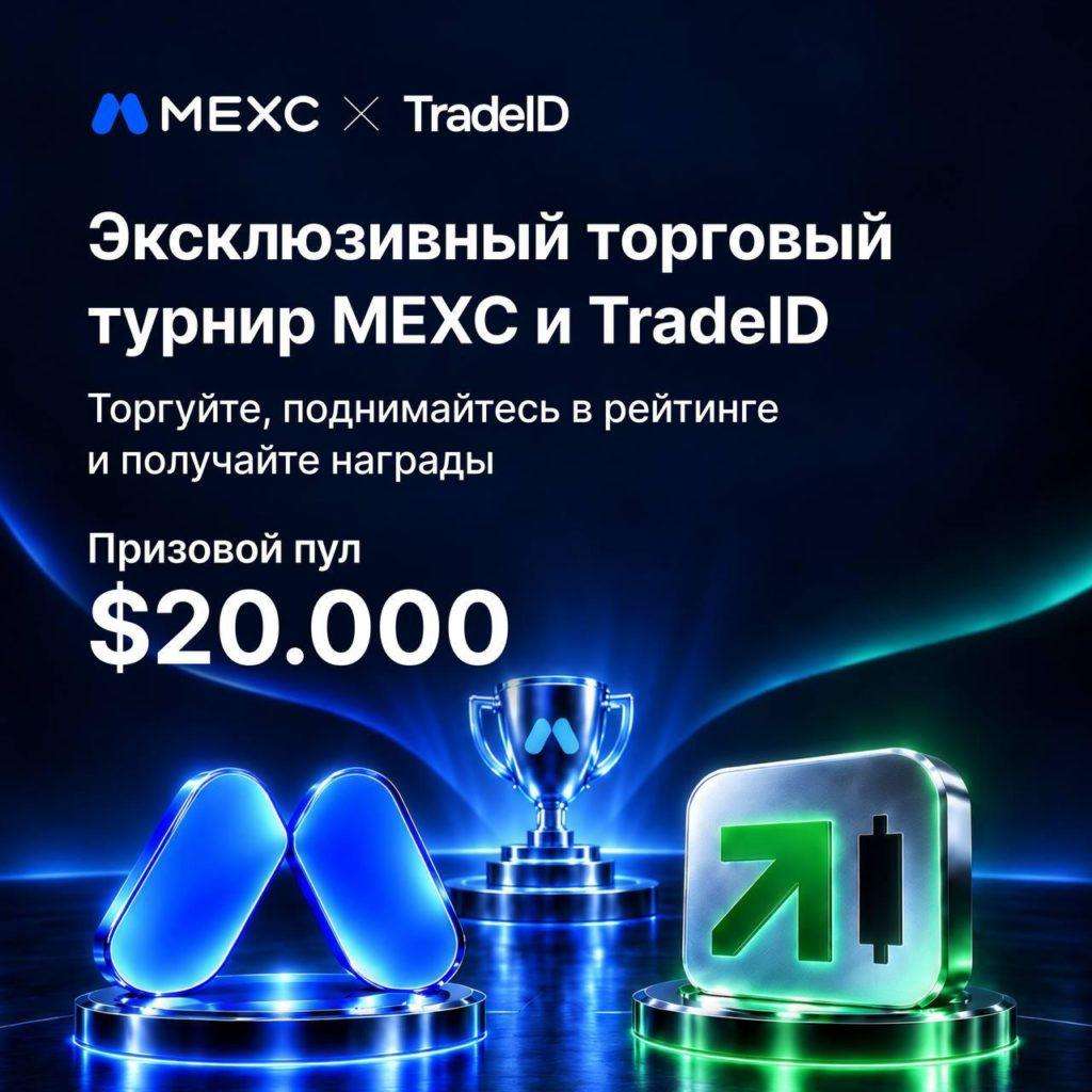 Эксклюзивный торговый турнир MEXC и TradeID с призовым фондом $20 000