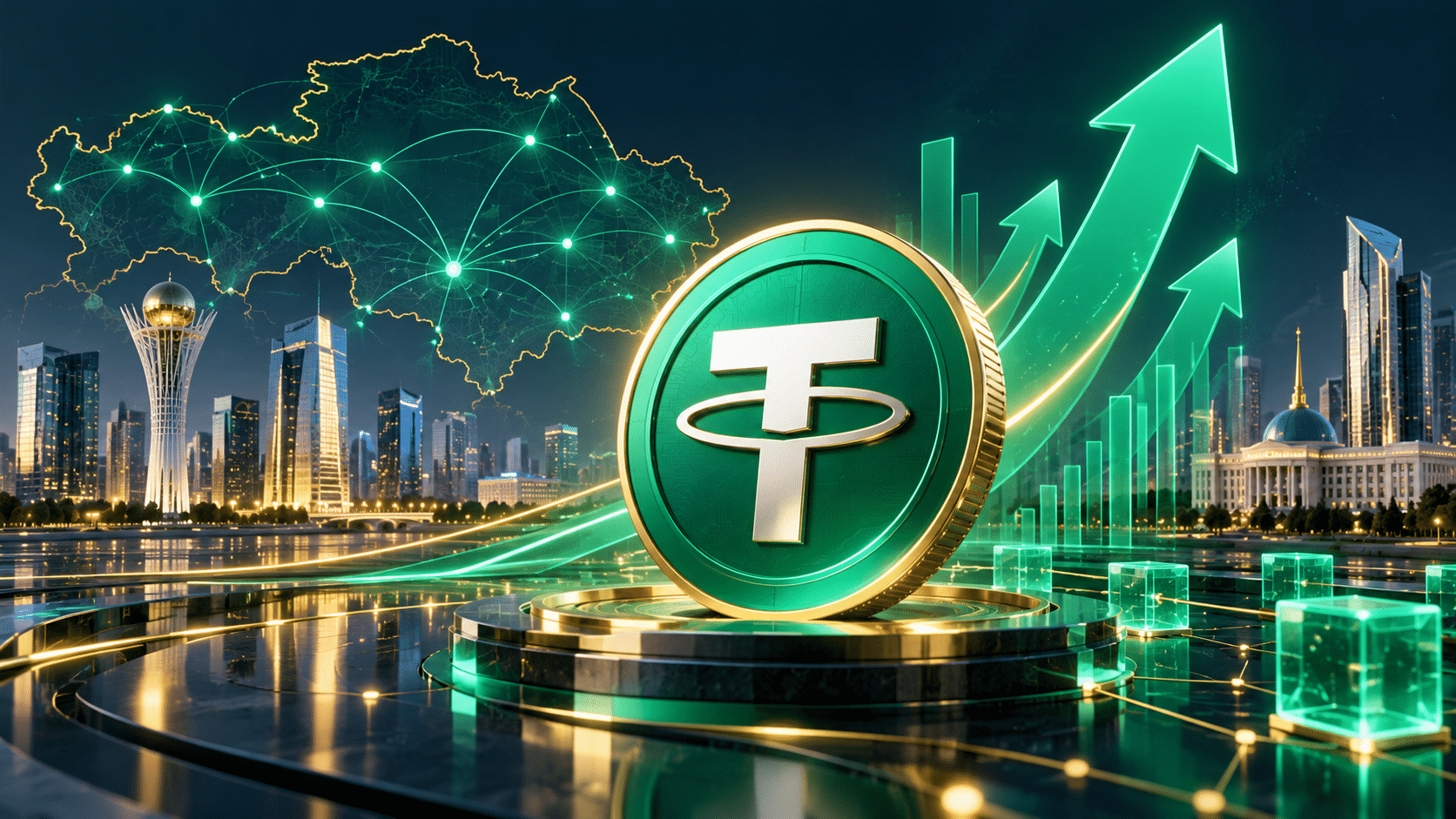 Tether и Нацбанк Казахстана изучат запуск стейблкоина на тенге