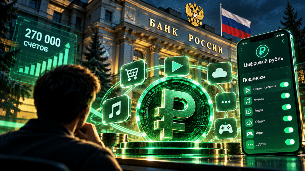 ЦБ запустит подписки в цифровых рублях: открыто уже 270 тысяч счетов