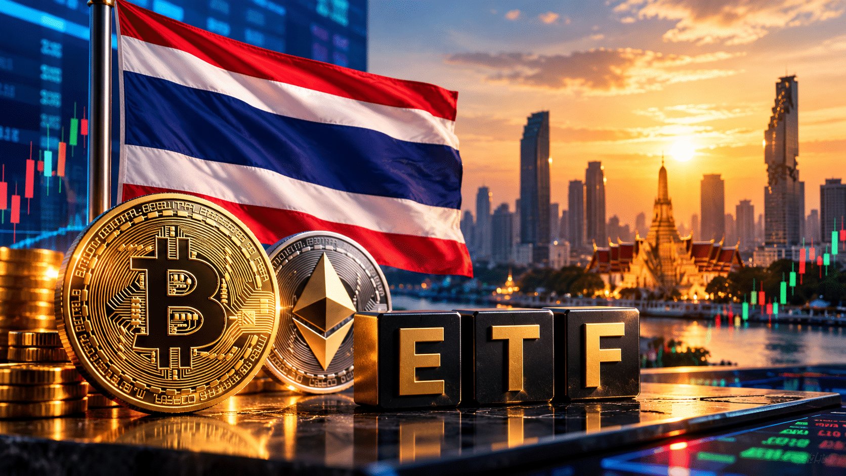 Таиланд открывает путь для биткоин-ETF на фоне падения BTC к $82 000