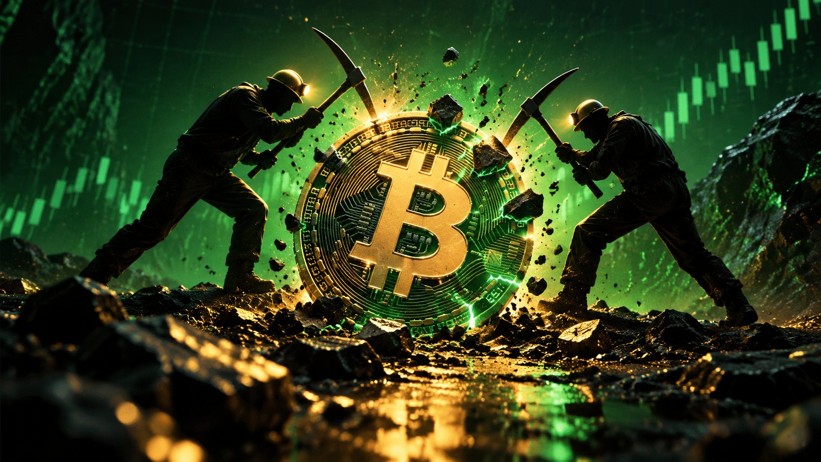 Рост хешрейта биткоина и вычислительных мощностей майнинговой сети